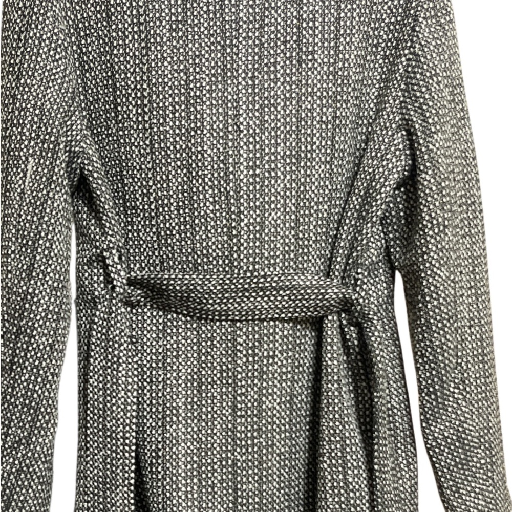 Mustard Seed Tweed Coat Blazer & Button Front Dress Set Black Ivory Small NWT - Picture 6 of 8